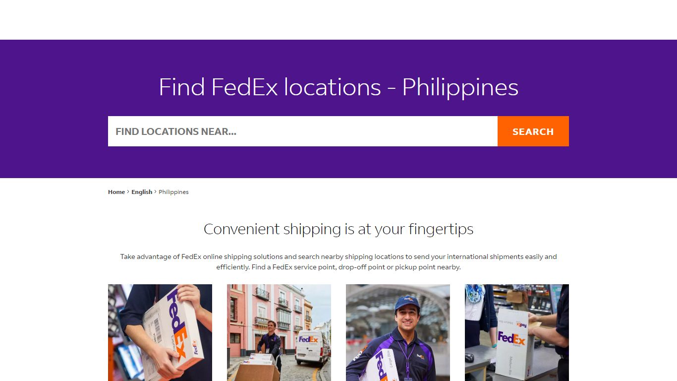 Shipping, Drop-off & Pickup Service Locations | FedEx Philipines